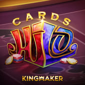Cards Hi Lo interface